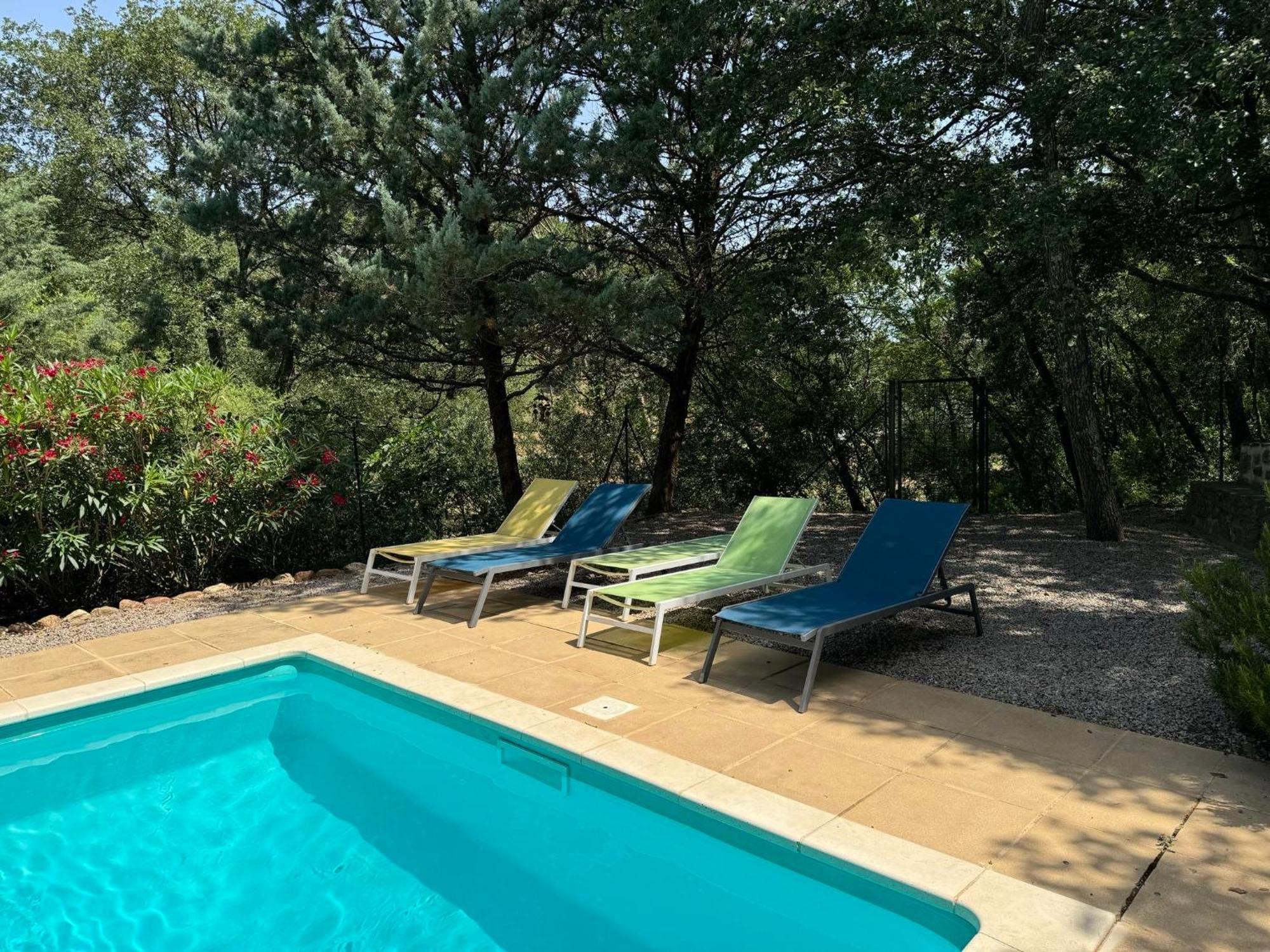 Maison Avec Piscine Chauffee Entre Mer Et Montagne Montauriol  Ngoại thất bức ảnh